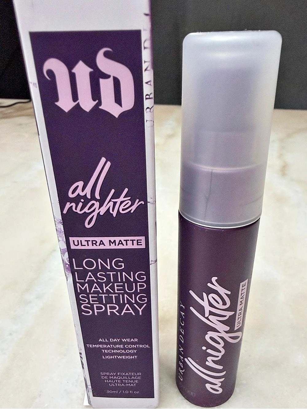 Urban Decay All Nighter Ultra Matte Long-Lasting Makeup Setting Spray Ultra